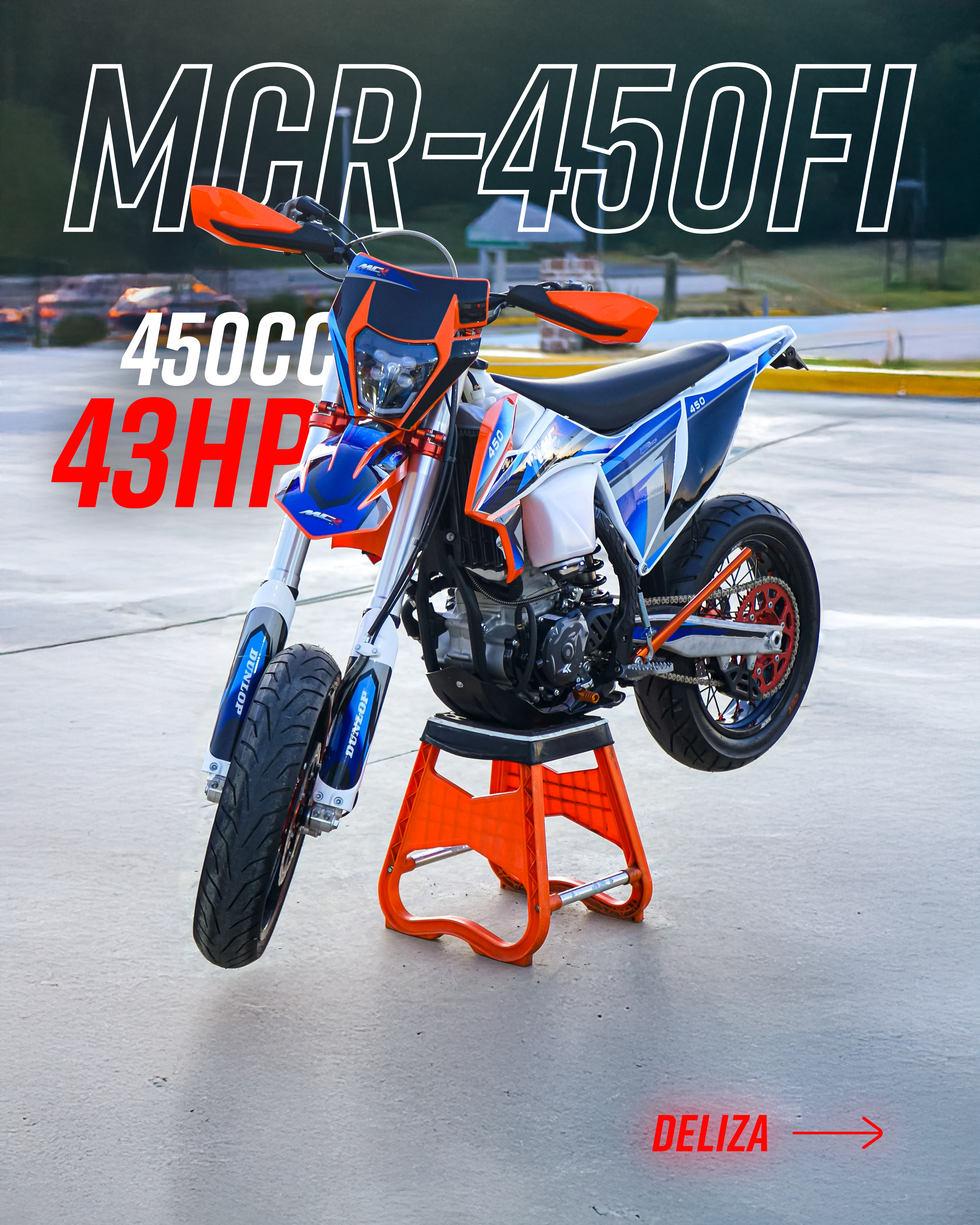 MOTOCROSS, ENDURO Y SUPER MOTOS 4K MCR450 EFI  - Imagen principal